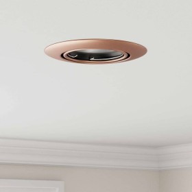 Spotlights con focos Cobre 9 x 9 cm Metal