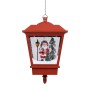 Lámpara colgante de Navidad con LED y Santa Rojo 27x27x45 cm