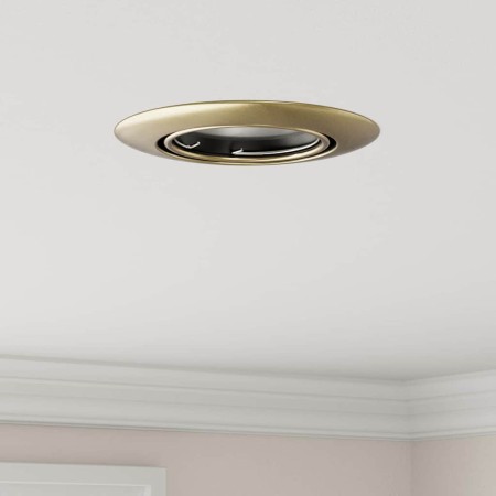 Spotlights con focos 6 pcs Latón 9 x 9 cm Metal en Lámparas | Comprar online en Foro24