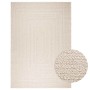 Alfombra ZIZUR apariencia yute interior exterior crema
