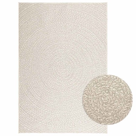 Alfombra ZIZUR apariencia yute interior exterior crema