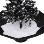 Árbol de Navidad con nieve con base de paraguas PVC negro 75 cm