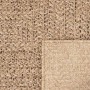 Alfombra ZIZUR apariencia yute interior exterior beige 60x110cm
