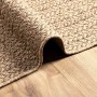 Alfombra ZIZUR apariencia yute interior exterior beige 80x150cm