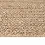 Alfombra ZIZUR apariencia yute interior exterior beige 80x200cm