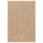 Alfombra ZIZUR aspecto yute interior/exterior beige 100x200 cm