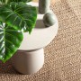 Alfombra ZIZUR aspecto yute interior/exterior beige 100x200 cm