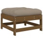 Gartenmöbel-Set 6-teilig und Kissen aus massivem Honigbraunem Holz von vidaXL, Gartensets - Ref: Foro24-3185909, Preis: 538,2...