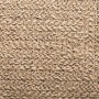 Alfombra ZIZUR aspecto yute interior/exterior beige 120x120 cm