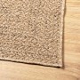 Alfombra ZIZUR aspecto yute interior/exterior beige 120x120 cm
