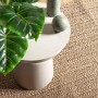 Alfombra ZIZUR aspecto yute interior/exterior beige 140x200 cm