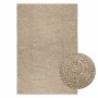 Alfombra ZIZUR aspecto yute interior/exterior beige 120x170 cm