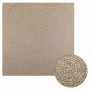 Alfombra ZIZUR aspecto yute interior/exterior beige 200x200 cm