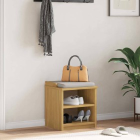 Banco de recibidor SANDNES madera maciza de pino 45x40x50 cm