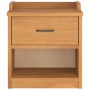 Banco de recibidor SANDNES madera maciza de pino 45x40x50 cm
