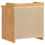 Banco de recibidor SANDNES madera maciza de pino 45x40x50 cm