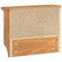 Perchero de pared SANDNES 45x12x35 cm madera maciza de pino
