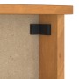 Perchero de pared SANDNES 45x12x35 cm madera maciza de pino