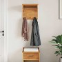 Perchero de pared SANDNES madera maciza pino 43x30x42cm