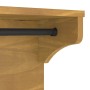 Perchero de pared SANDNES madera maciza pino 43x30x42cm