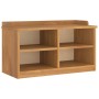 Banco de recibidor SANDNES madera maciza de pino 87x40x50 cm