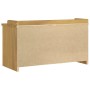 Banco de recibidor SANDNES madera maciza de pino 87x40x50 cm