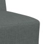 Sofá modular sin brazos gris oscuro 55 cm Tela