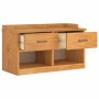 Banco de recibidor SANDNES madera maciza de pino 87x40x50 cm