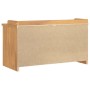 Banco de recibidor SANDNES madera maciza de pino 87x40x50 cm