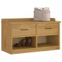 Banco de recibidor SANDNES madera maciza de pino 87x40x50 cm