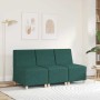 Sofá modular sin brazos verde oscuro 55 cm Tela