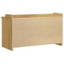 Banco de recibidor SANDNES madera maciza de pino 87x40x50 cm