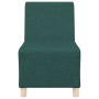 Sofá modular sin brazos verde oscuro 55 cm Tela