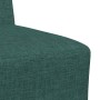 Sofá modular sin brazos verde oscuro 55 cm Tela