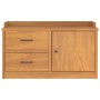 Banco de recibidor SANDNES madera maciza de pino 87x40x50 cm