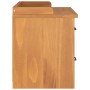 Banco de recibidor SANDNES madera maciza de pino 87x40x50 cm