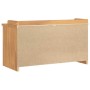 Banco de recibidor SANDNES madera maciza de pino 87x40x50 cm