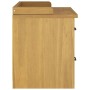Banco de recibidor SANDNES madera maciza de pino 87x40x50 cm