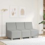 Sofá modular sin brazos gris nube 55 cm Tela