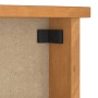 Perchero de pared SANDNES madera maciza de pino 87x12x35 cm