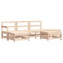 6-teiliges Gartenmöbel-Set und Massivholzkissen von vidaXL, Gartensets - Ref: Foro24-3185906, Preis: 419,19 €, Rabatt: %
