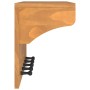 Perchero de pared SANDNES madera maciza de pino 87x30x42 cm