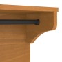 Perchero de pared SANDNES madera maciza de pino 87x30x42 cm