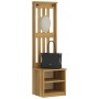 Perchero de entrada SANDNES 45x40x159,5cm madera maciza de pino
