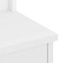 Perchero de entrada SANDNES madera pino blanco 45x40x159,5 cm