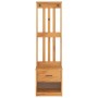 Perchero de entrada SANDNES 45x40x159,5cm madera maciza de pino