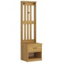 Perchero de entrada SANDNES 45x40x159,5cm madera maciza de pino
