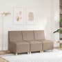 Unidad de Sofá Modular sin Brazos Capuchino 55 x 74 x 82 cm