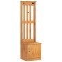 Perchero de entrada SANDNES 45x40x159,5cm madera maciza de pino