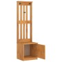 Perchero de entrada SANDNES 45x40x159,5cm madera maciza de pino